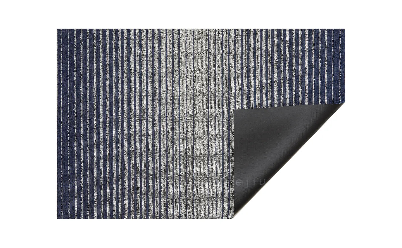 Domino Stripe Shag Doormat 18" x 28"