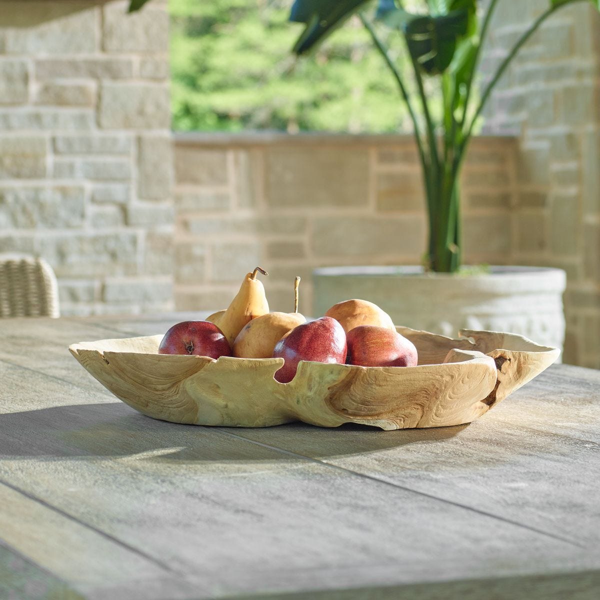 Teak Indoor/Outdoor Bowl