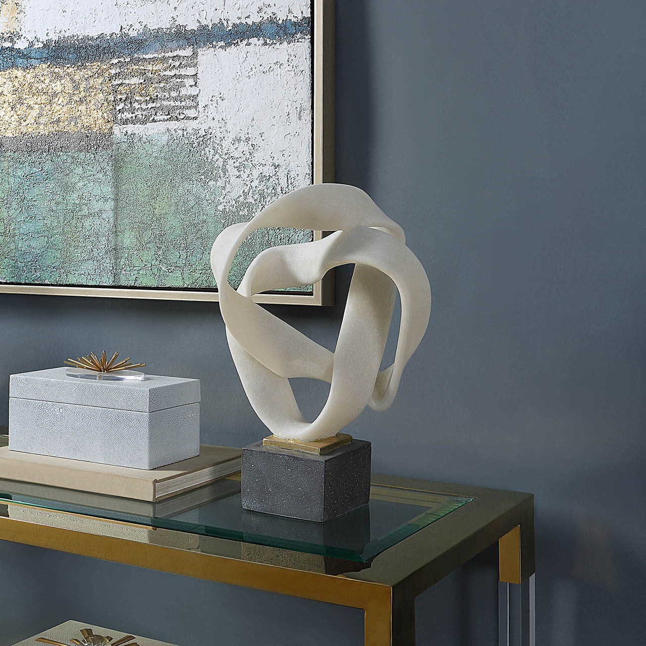 Quartz Loop Sculpture