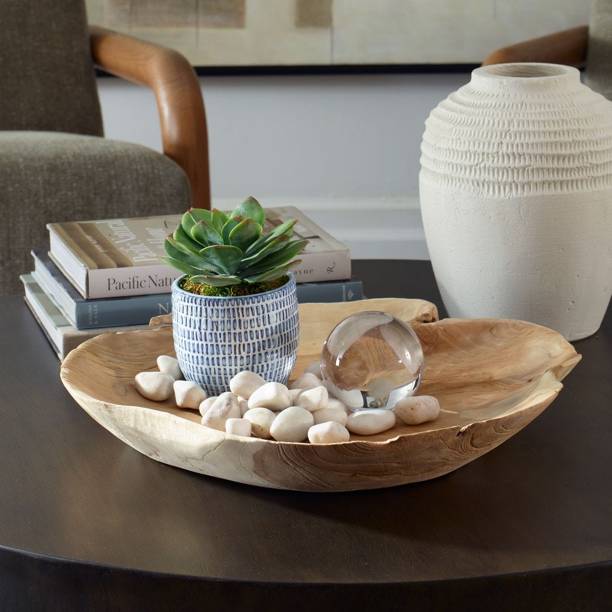 Teak Indoor/Outdoor Bowl