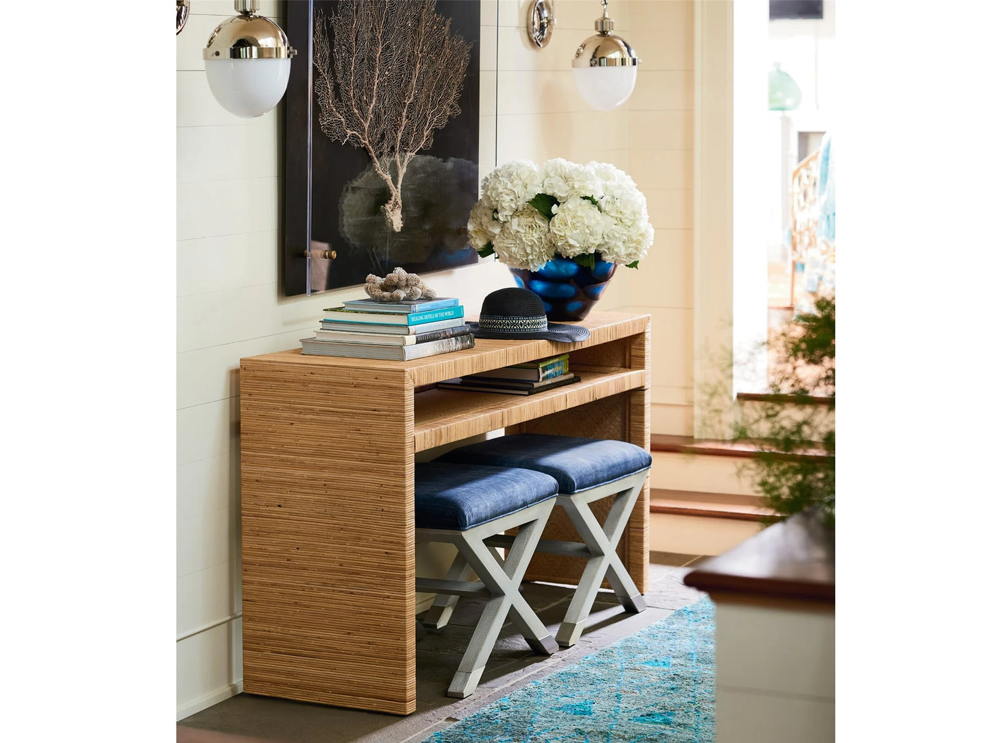 Rattan Console