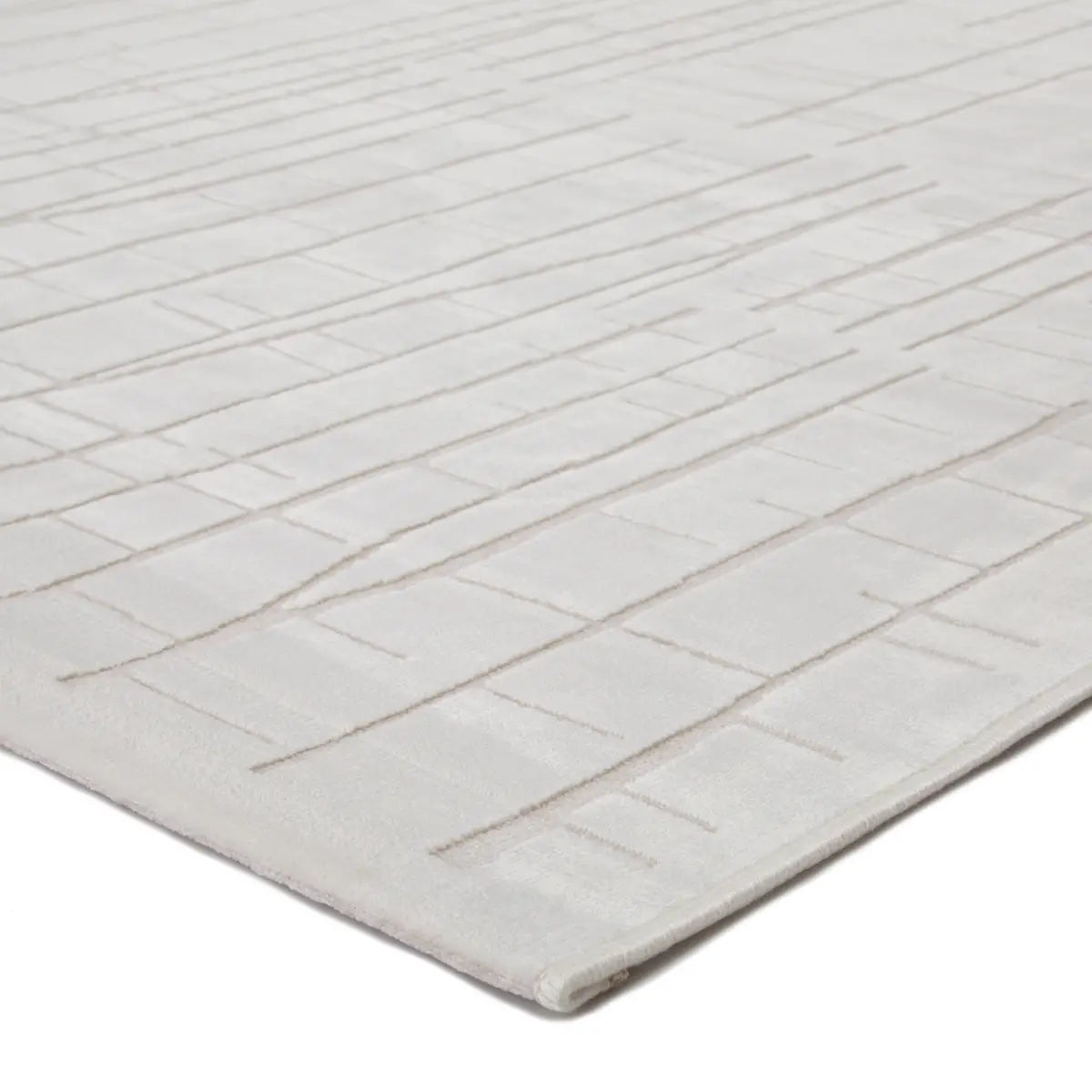 Fables Cross-Hatch Rayon & Acrylic Rug