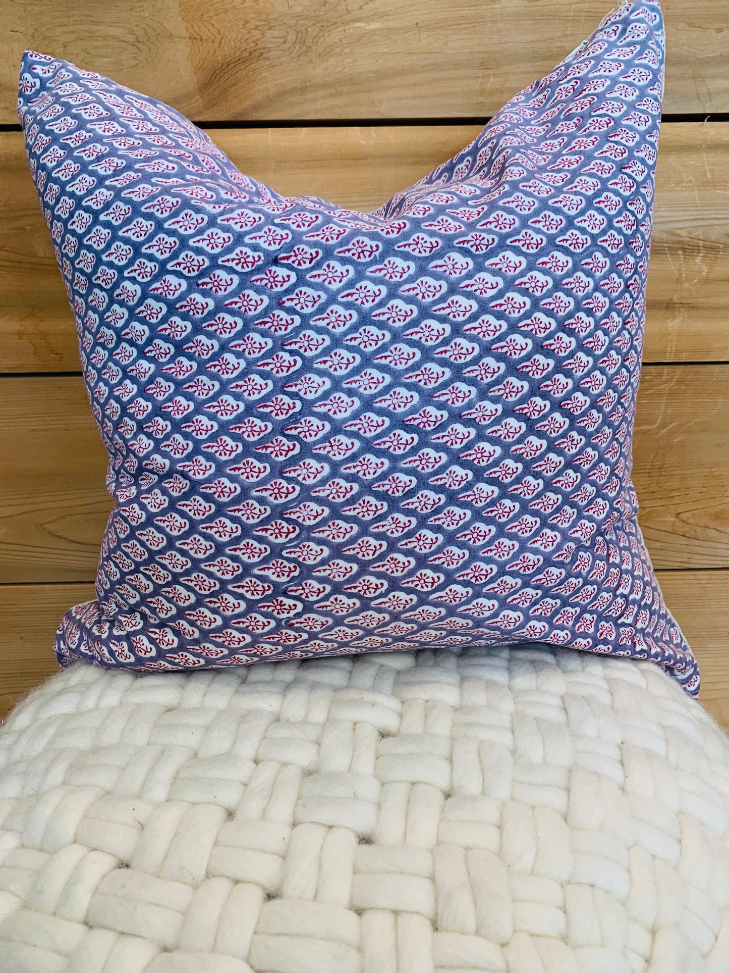 Block Printed Pillow Case (Sale Price)