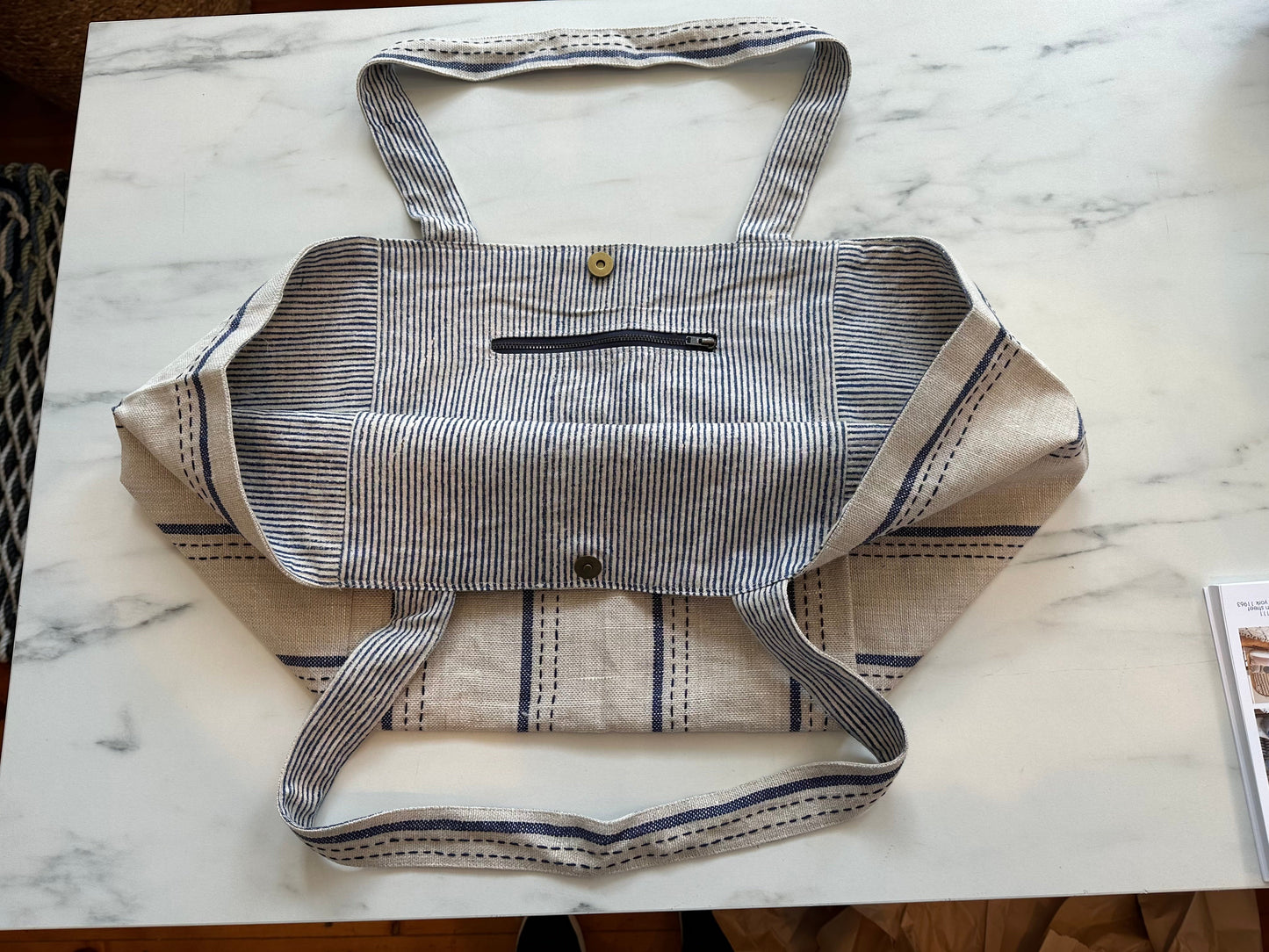 Indy Home Linen & Cotton Tote Bag
