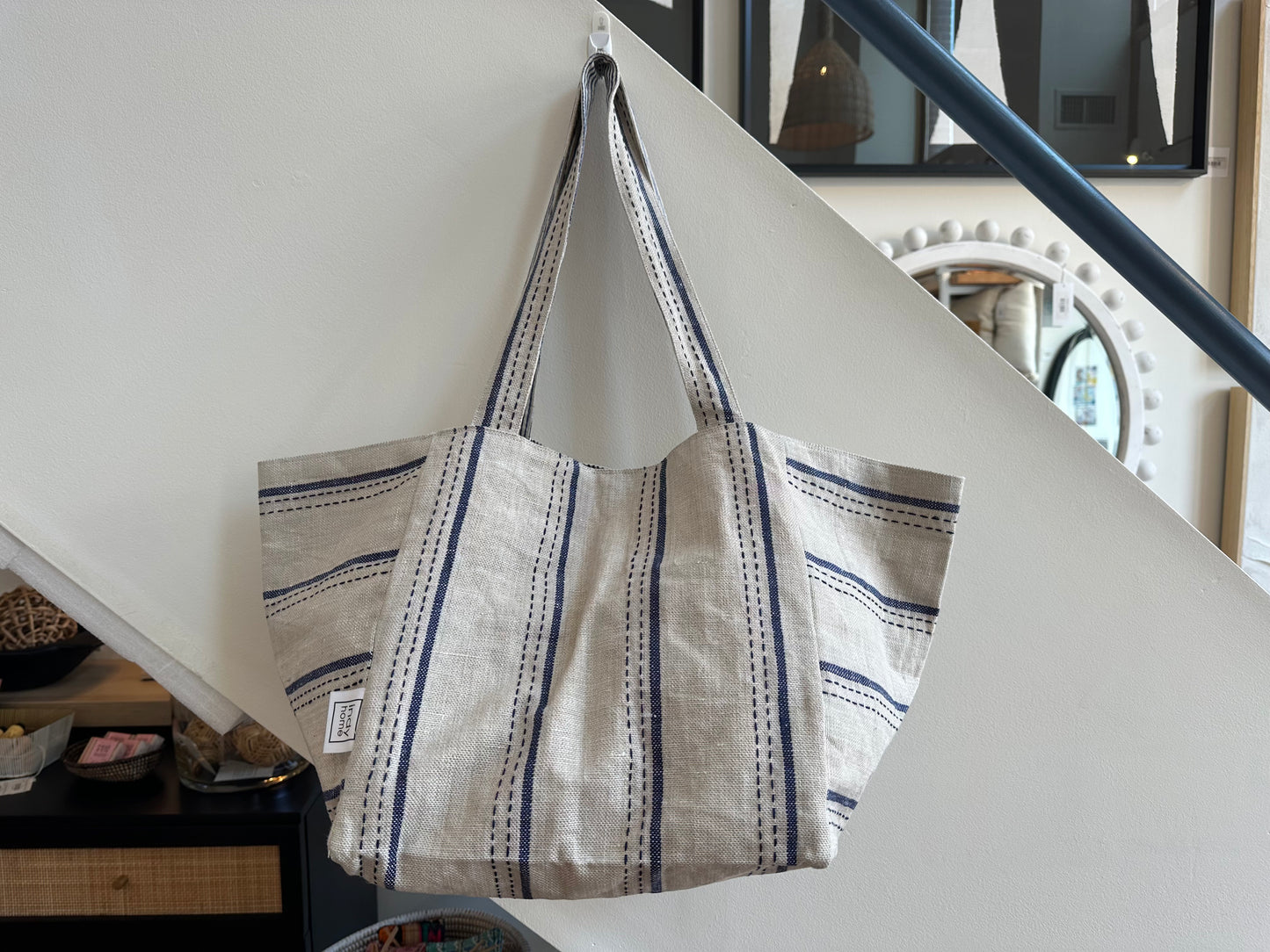 Indy Home Linen & Cotton Tote Bag