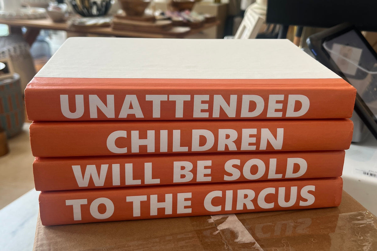 Unattended Children Book Decor