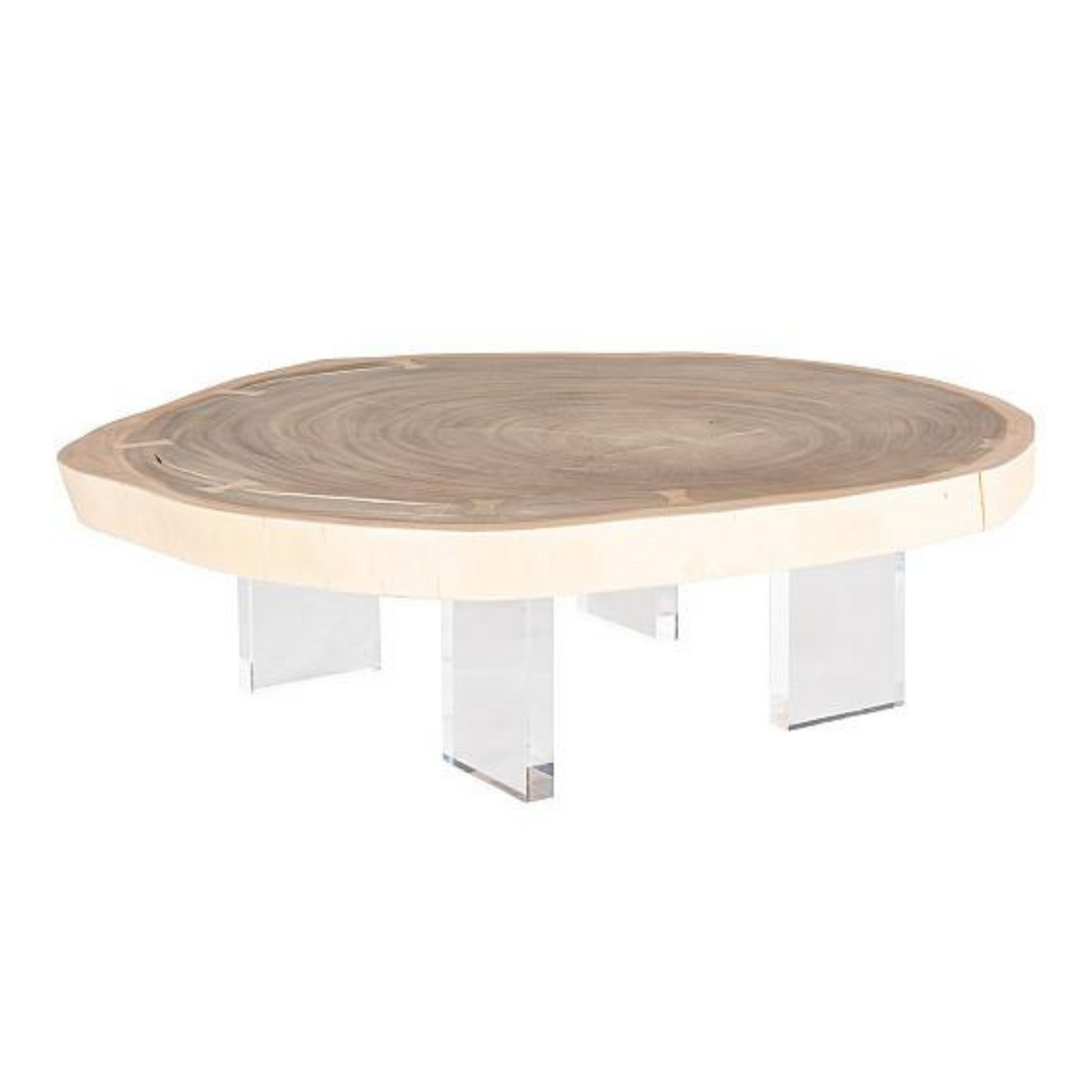 Floating Wood Coffee Table