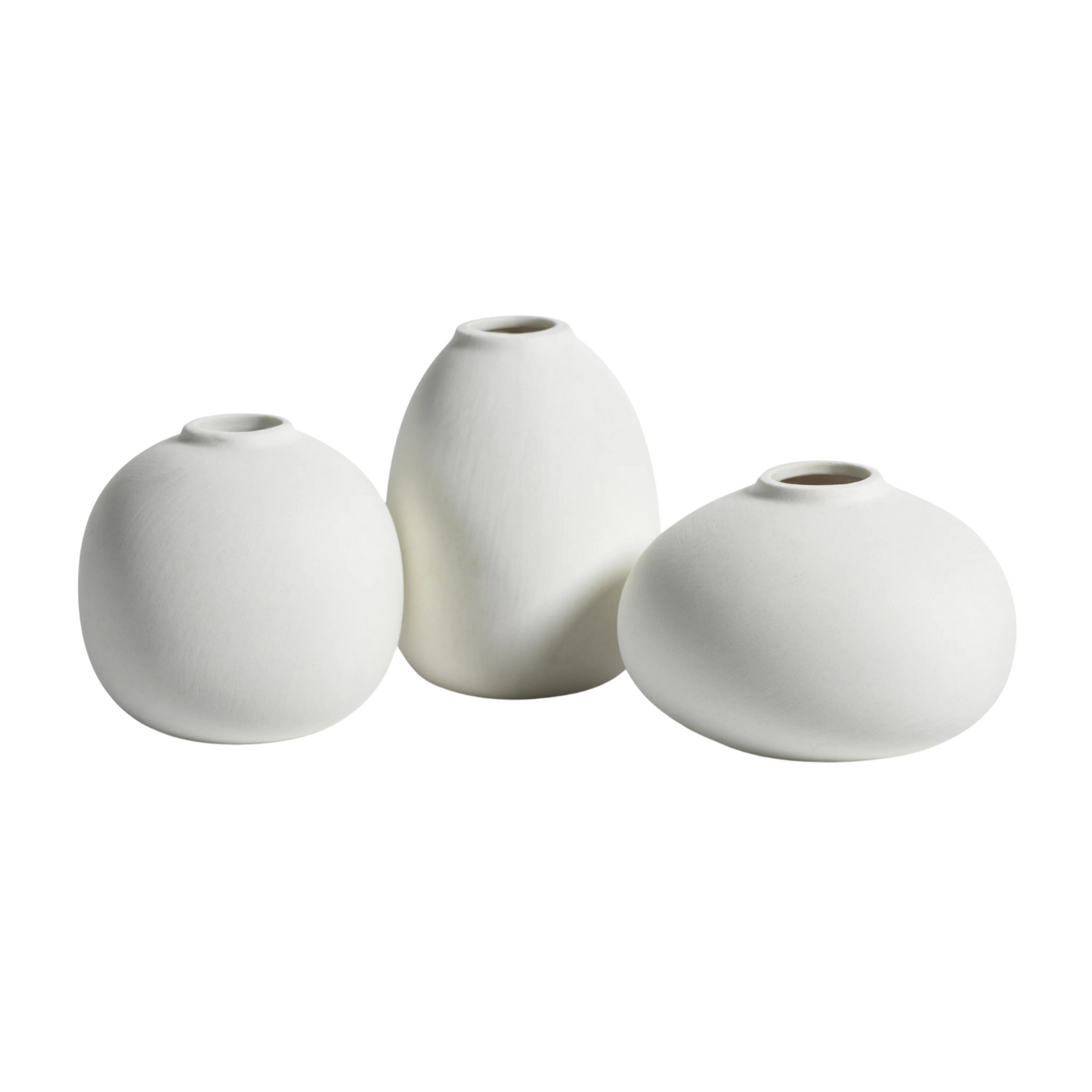 Clay Bud Vase Set