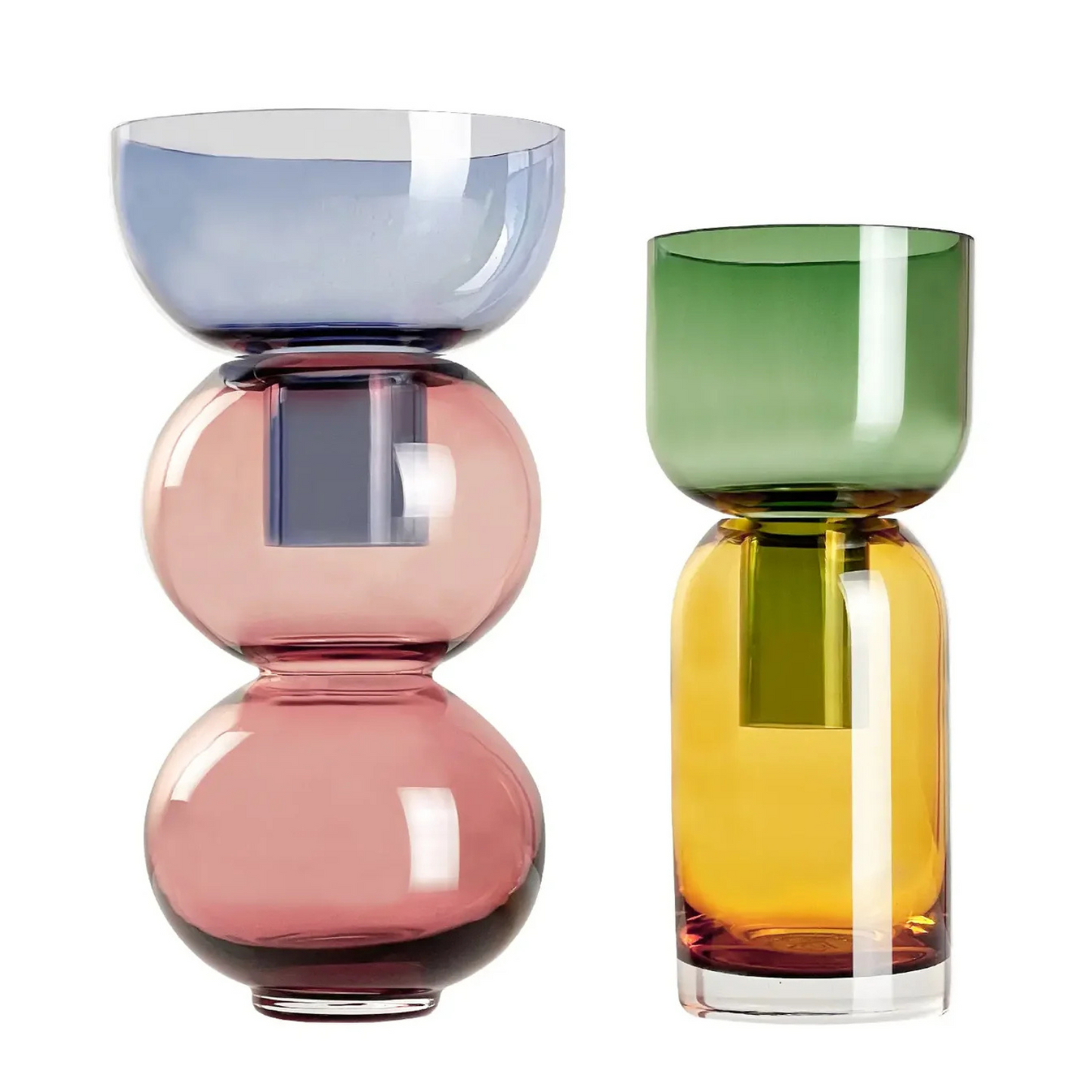 Glass Vase 4PC Set