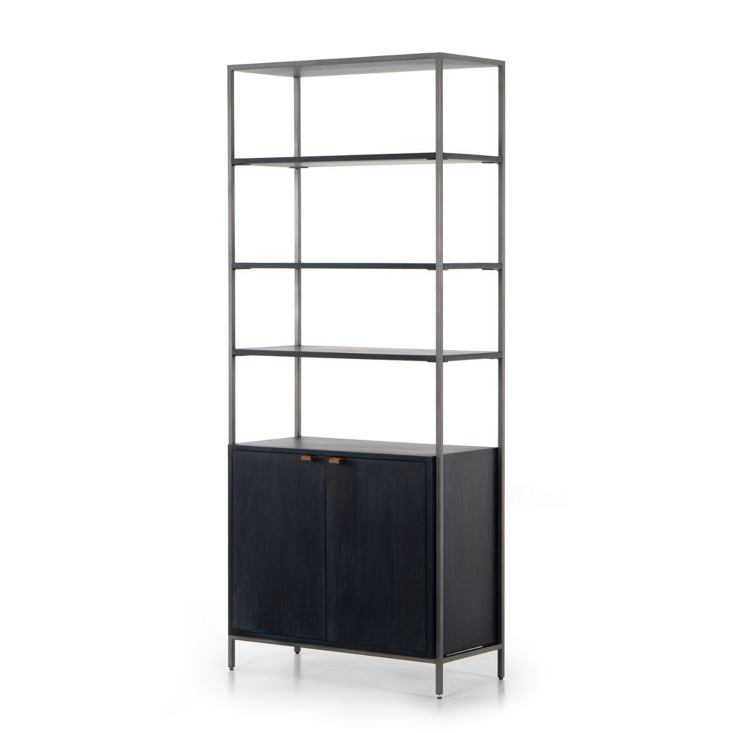 Poplar Modular Wide Bookcase