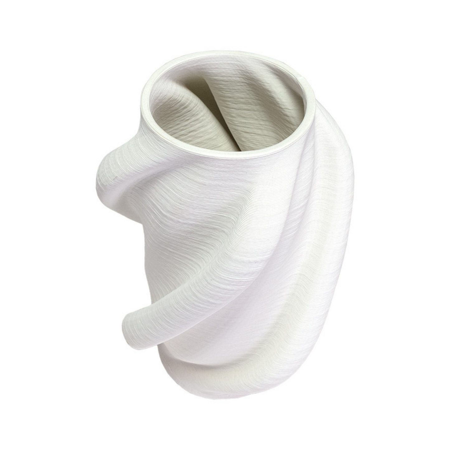 Swirl Porcelain Vase