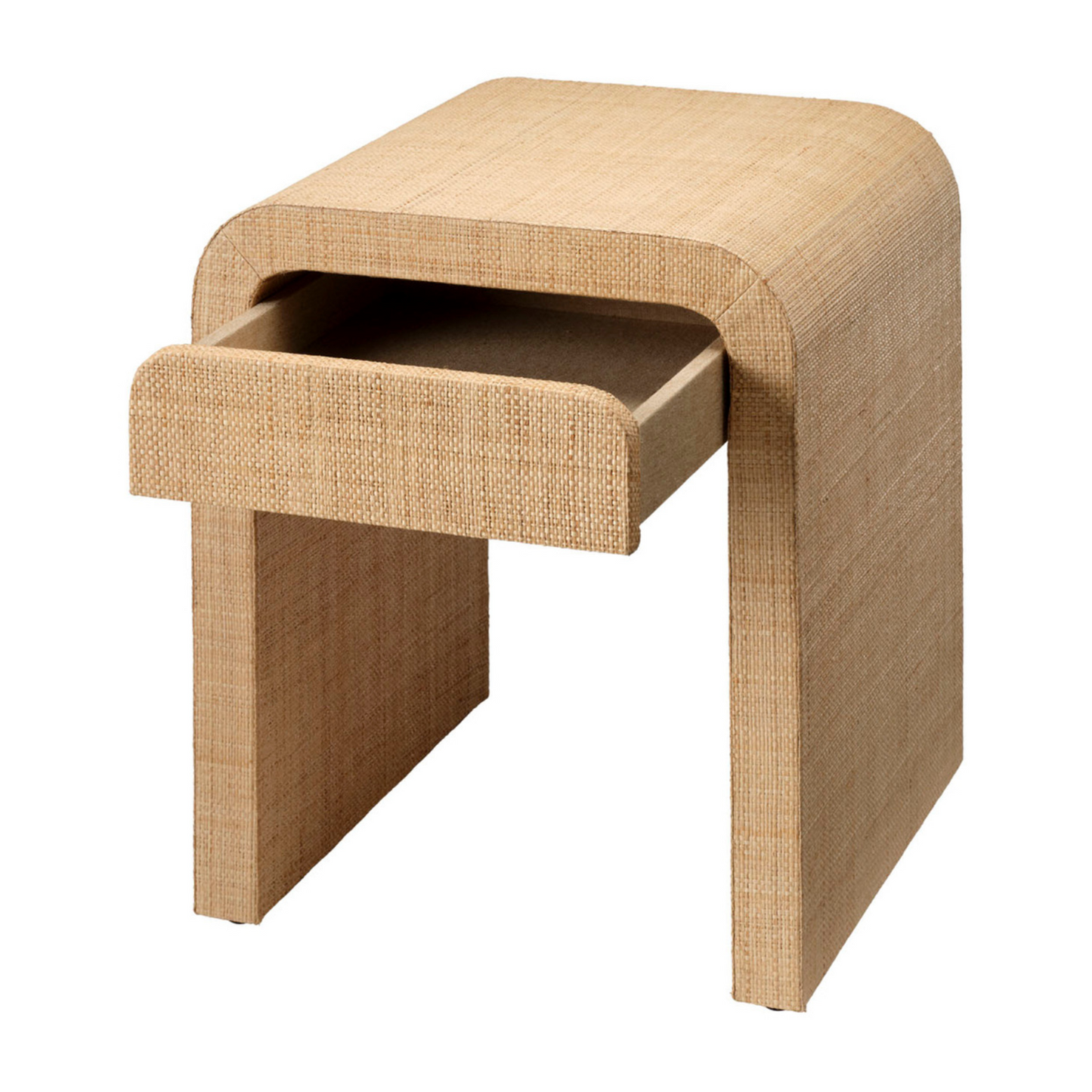 Raffia Side Table