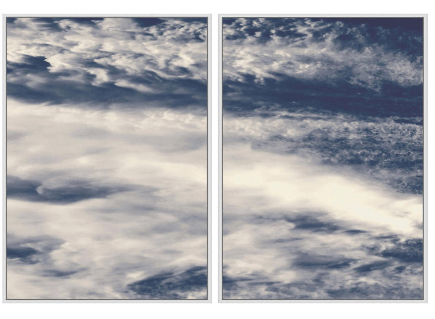 Flowing Blues Diptych