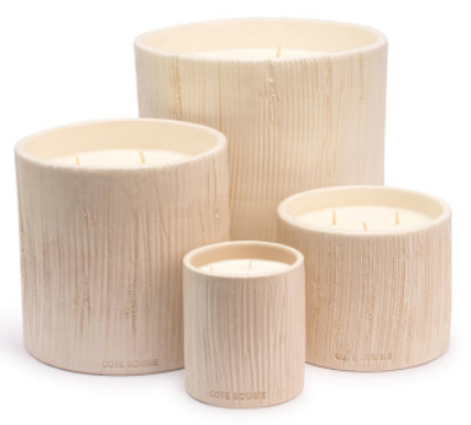 Striée Blanc Candles
