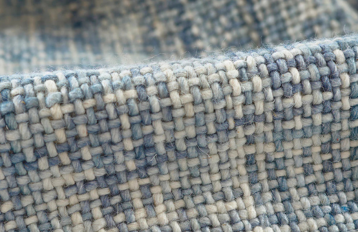 Basketweave Wool Rug