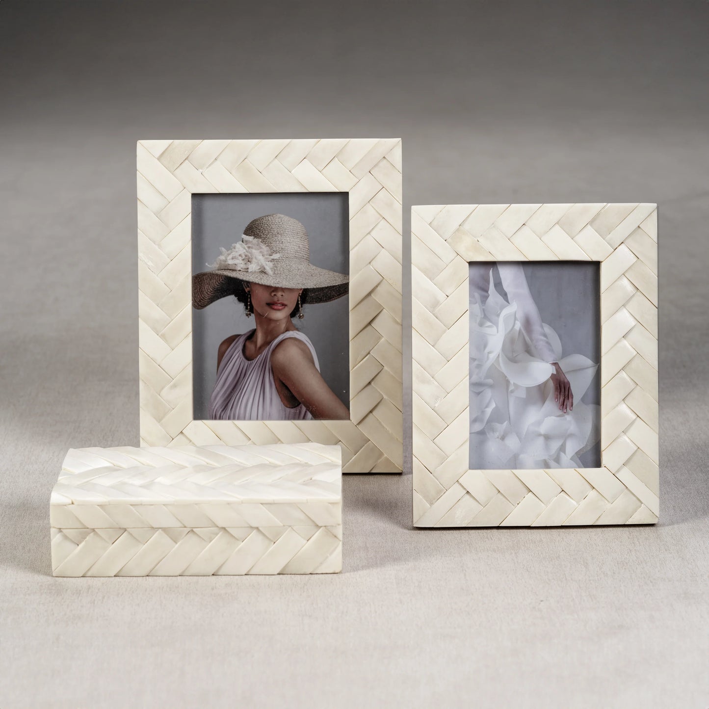 Braided Bone Photo Frame