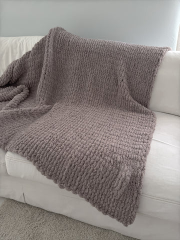Oversized Plush Chenille Throw