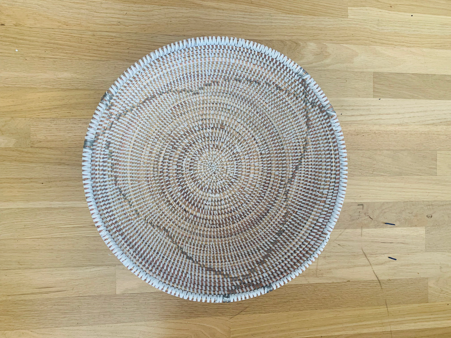 Grey Diamond Floor Basket
