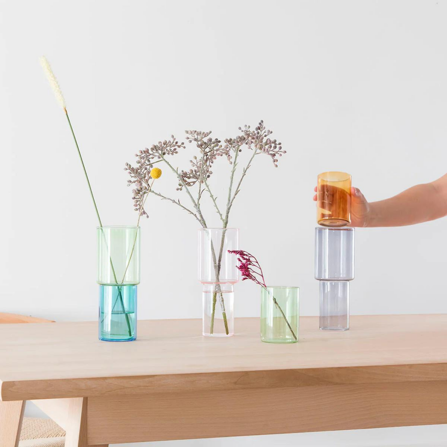 Stacking Glass Vase