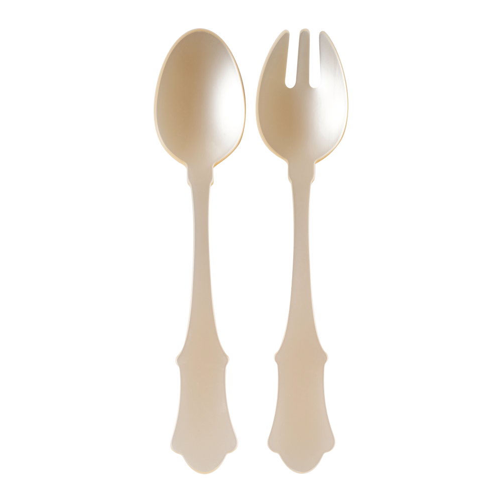Old Fashioned Salad Server Set