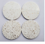 Indy Home Mango Wood & Enamel Coaster Set