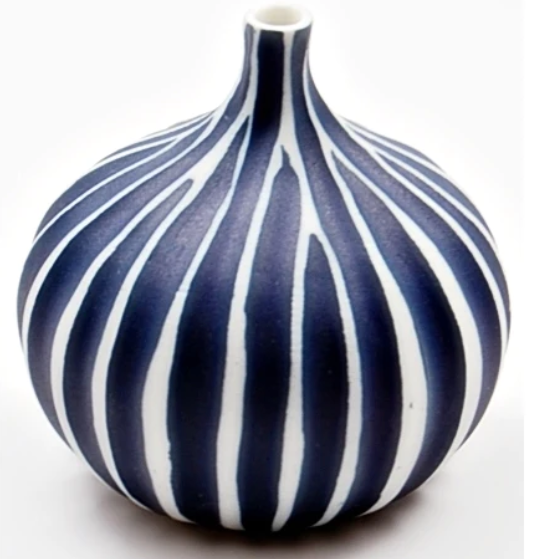 Tiny Blue Congo Vase