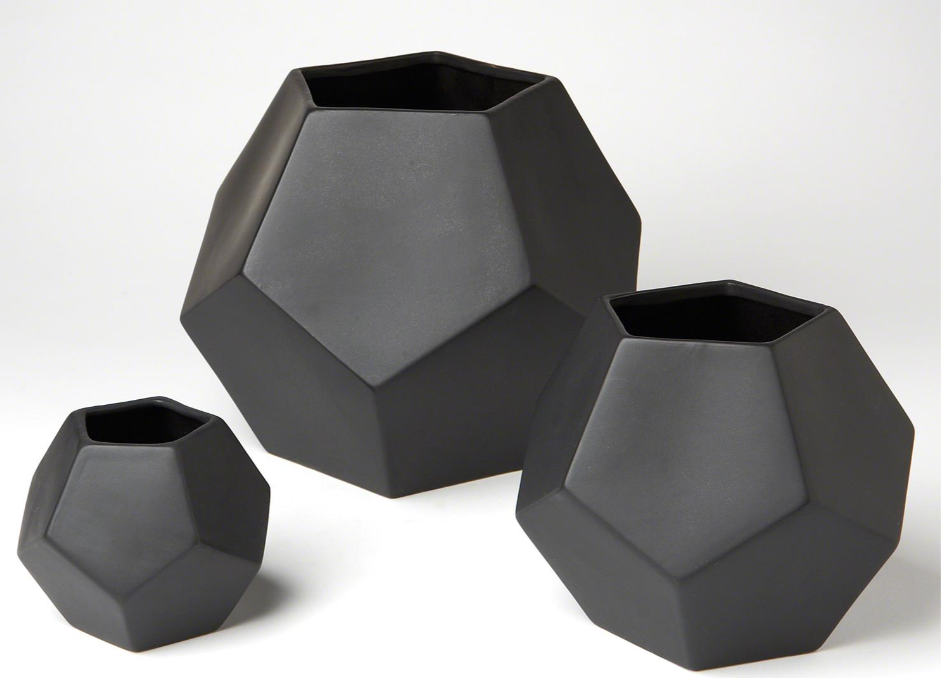 Faceted Vases