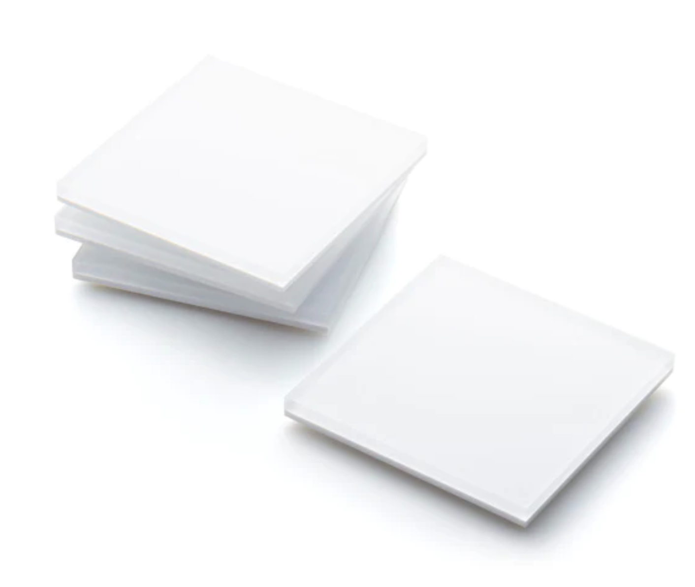 Lucite Coasters (Set of 4)