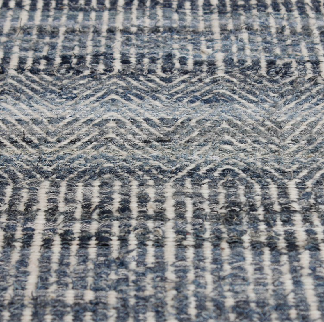 Recycled Denim & Wool Rug