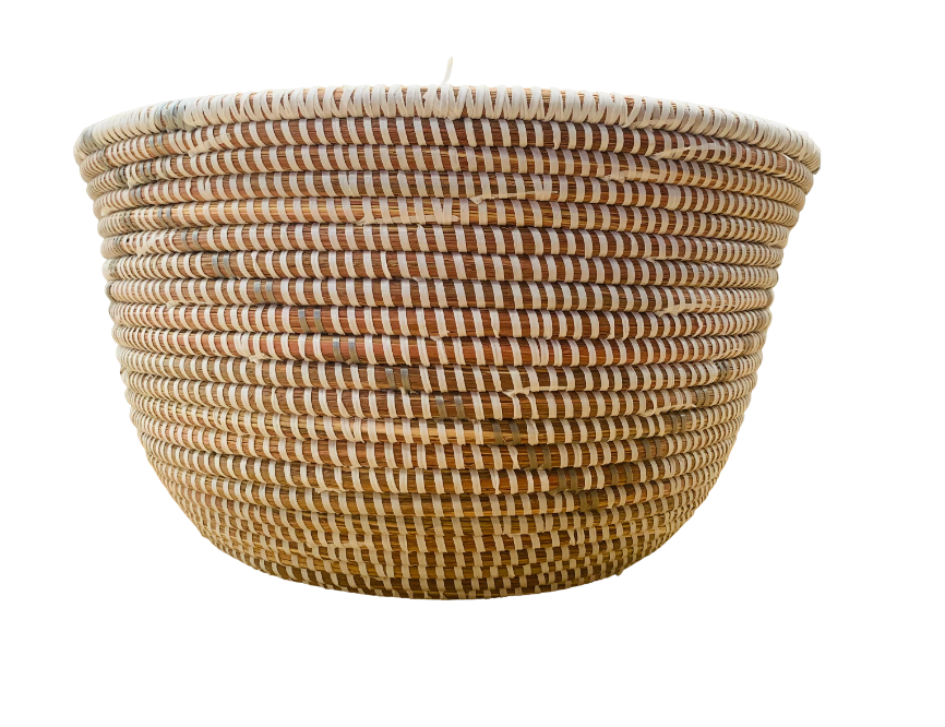 Grey Diamond Floor Basket