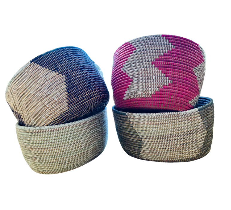 Large Oval Woven Towel Baskets