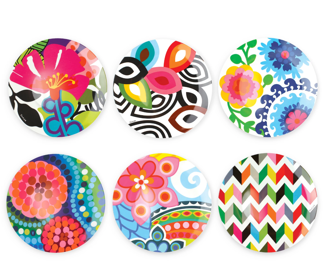 Assorted Dinner Plates (Set of 6)