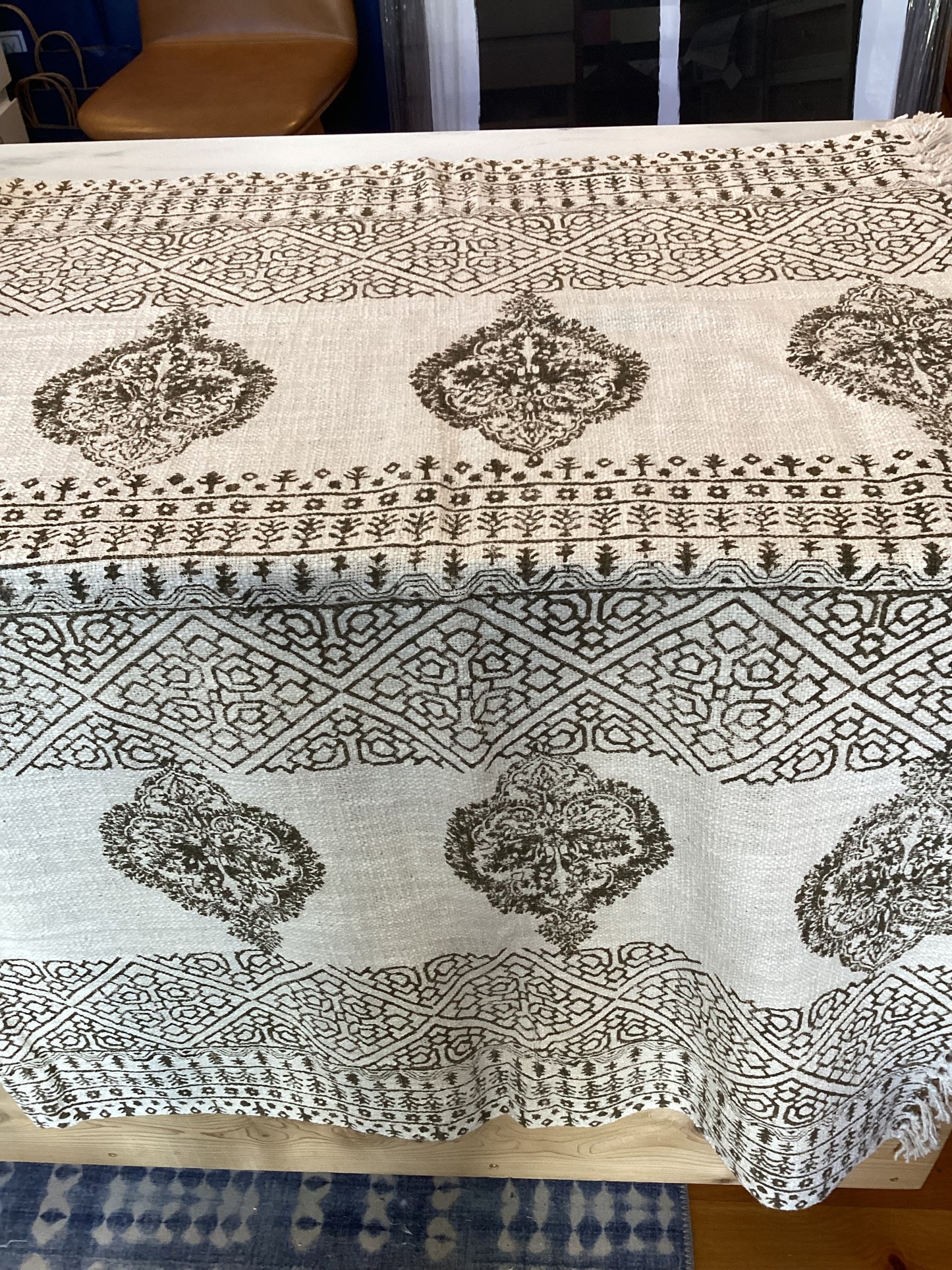 Indian Cotton Throw Blanket