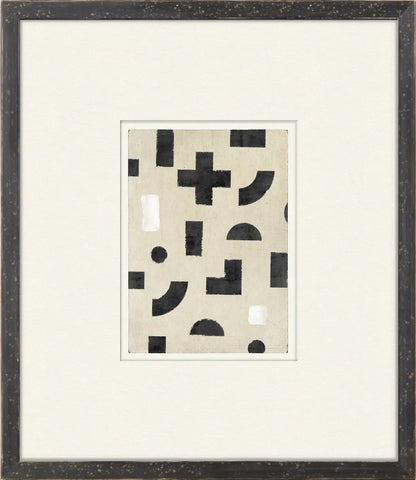 Mid-Century Geometric Print