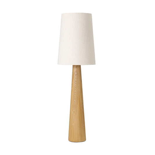 Tapered Wood Floor Lamp