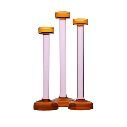 Glass Candle Holders