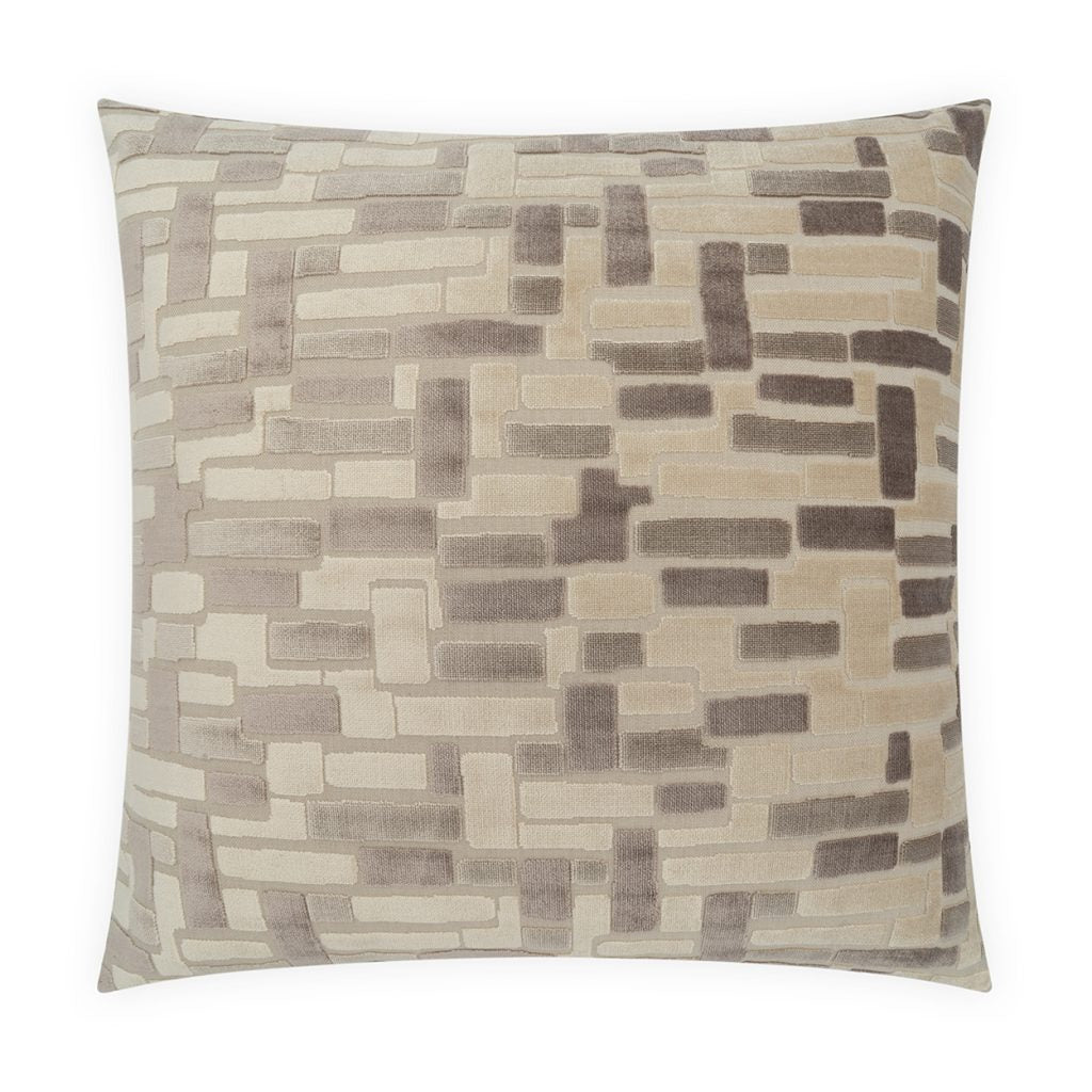 Neutral Tile Pillow