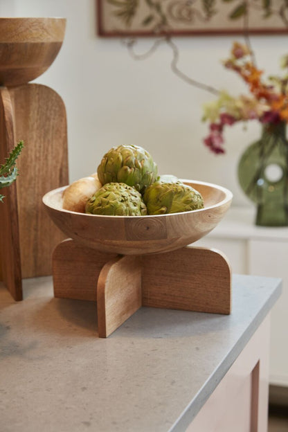 Chic Wood Bowl