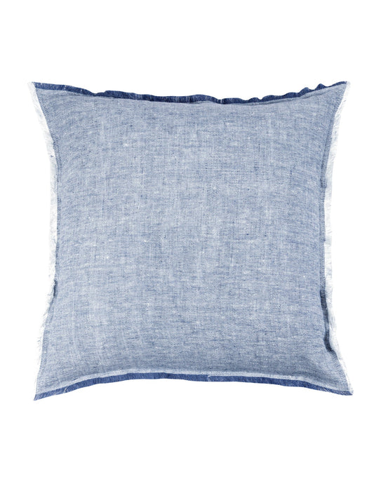 Soft Linen Fringe Large Pillow