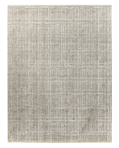 En Blanc Polyester & Viscose Rug