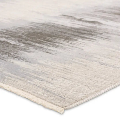 En Blanc Polyester & Viscose Rug