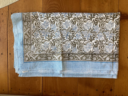 Indy Home Block Printed Tablecloths