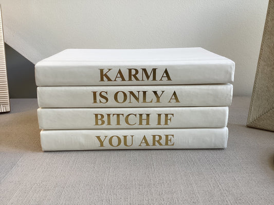 Karma Book Decor