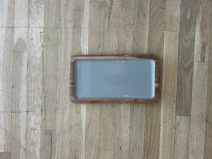 Indy Home Mango Wood & Enamel Small Tray