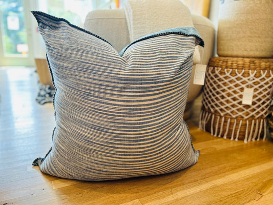 Indy Home Woven Cotton Striped Pillow