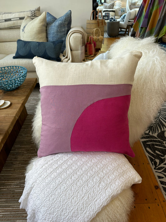 Linen Tricolor Pillow