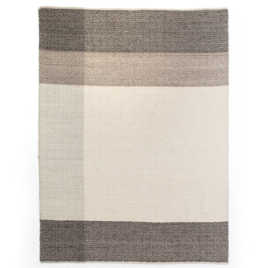 Color Block Wool & Cotton Rug