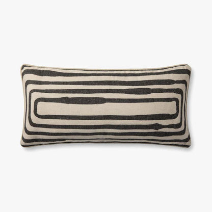 Rectangular Lines Lumbar Pillow