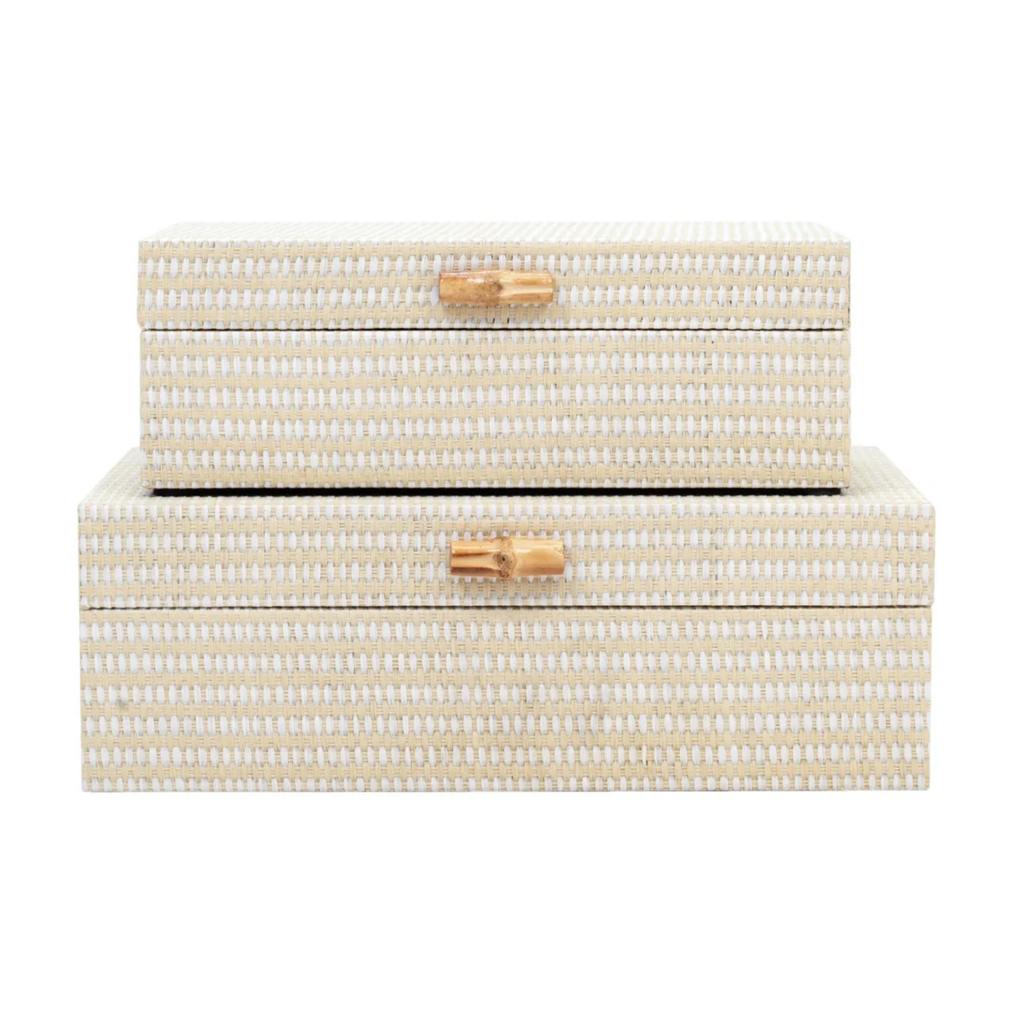 Decorative Stitched Storage Boxes