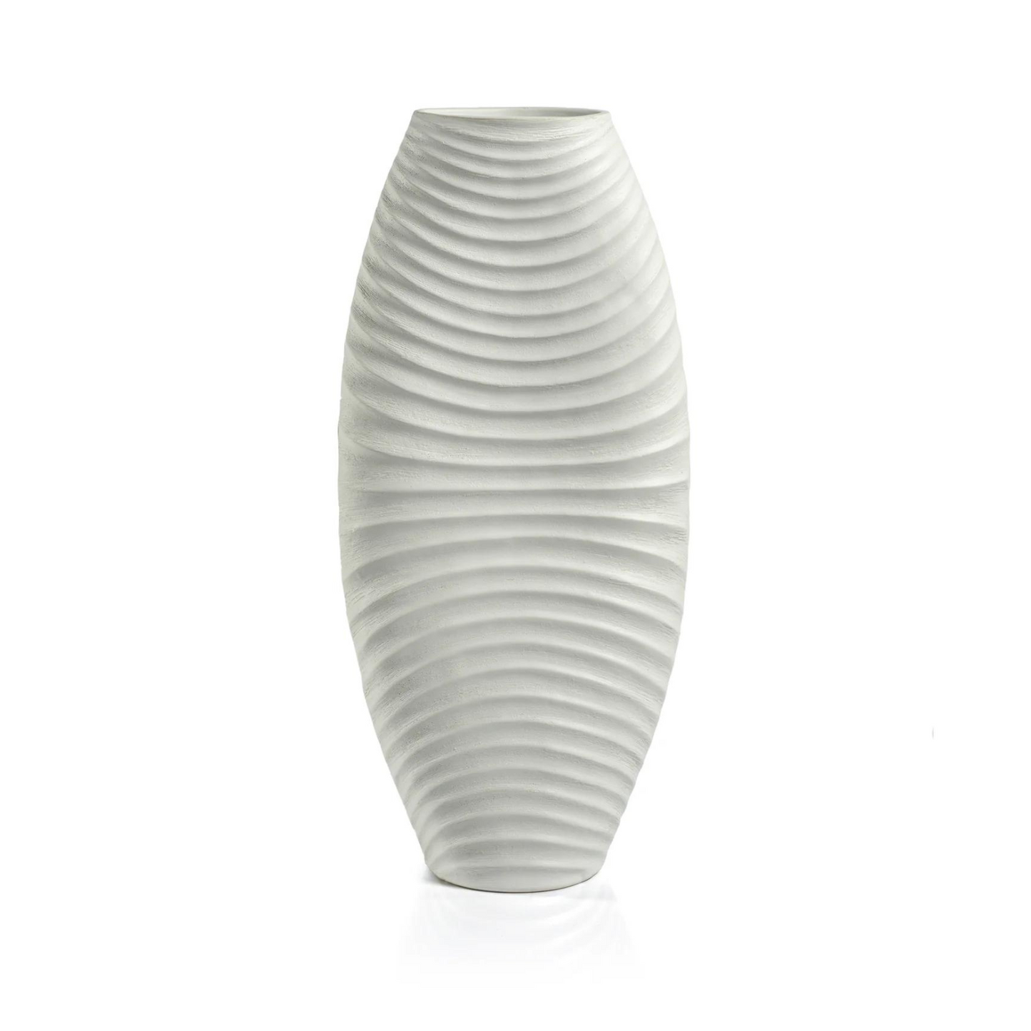 Toyama Rippled Stoneware Vase